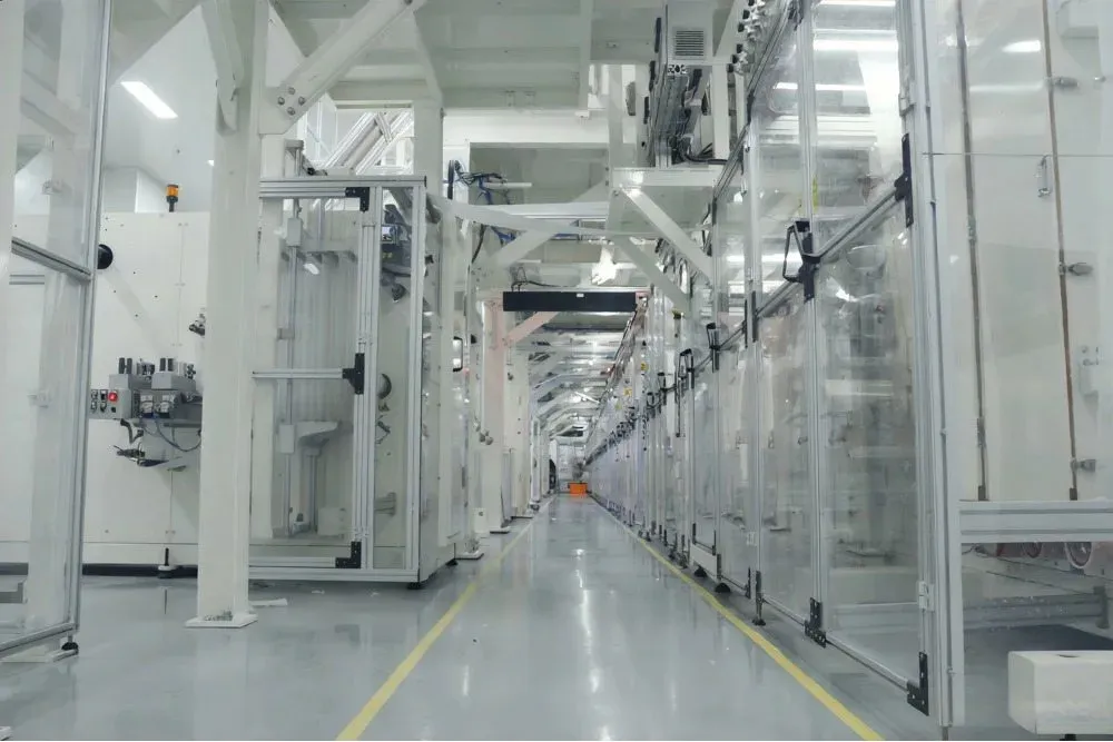Automated adult diaper production line at Easy Hygienic